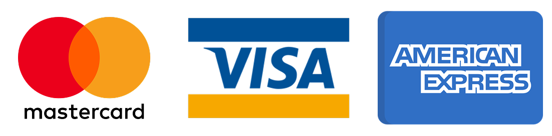 visa, mastercard and american express